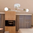 thumbnail image 2 of pitrice Modern Iron Ceiling Light Chandelier for Living Room Dining Room Bedroom White, 2 of 8