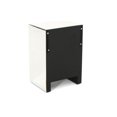 thumbnail image 2 of Nightstand, Nightstand, Mirrored Nightstand, Bedroom Nightstand, MDF Nightstand, Mirrored Nightstand, Three Drawer Nightstand, Mirrored Nightstand with Clear Knobs, 2 of 4