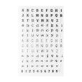 thumbnail image 1 of Alphabet Numbers Transparent Silicone Stamp Seal for DIY Scrapbook(Y38 Capital Lowercase), 1 of 4