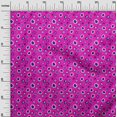 thumbnail image 3 of oneOone Coton Cambric Fuschia Rose Tissu Asiatique Rétro Floral Robe Tissu Tissu Imprimé par la Cour 42 Pouces de Large, 3 of 4
