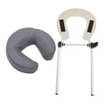 thumbnail image 2 of lionlar Table de Massage Berceau pour le Visage avec Oreiller Coussin Support Support SPA Réglable Gris, 2 of 9