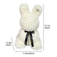 thumbnail image 2 of TIMIFIS Landscape Craftsmanship, Valentine's Day Simulation Rose Bunny Cuddle Bunny Birthday Gift Foam Bunny Home Decor, 2 of 6