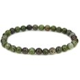thumbnail image 1 of Angelstones Bracelet Extensible Unisexe en Cuprite Naturelle avec Perles Rondes de 6 mm, 1 of 4