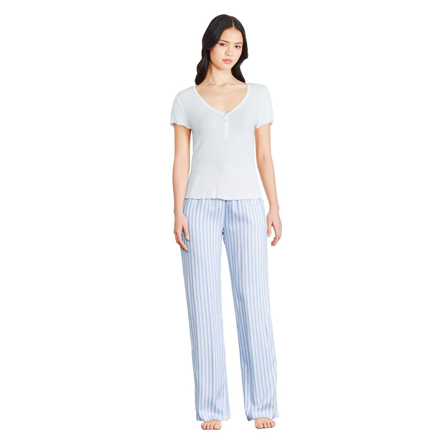Pyjama côtelé 2&nbsp;pièces George pour femmes
