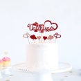 thumbnail image 3 of Ruiboury Décoration de Gâteau à Thème de la Saint-Valentin, 3 of 9