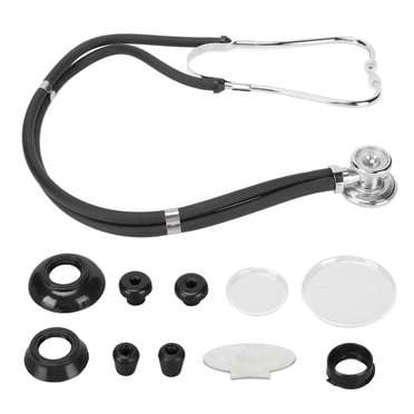 Oubit Stéthoscope Médical, Stéthoscope à Double Tête Stéthoscope en Aluminium Stéthoscope d'Enseignement Stéthoscope Fœtal Cœur Stéthoscope Fidèle à Sa Promesse