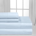 thumbnail image 1 of Ensemble de Draps en Coton 100 % à 1000 Fils, Collection Luxueuse (Double, Bleu), 1 of 1