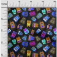 thumbnail image 2 of oneOone Silk Tabby Brown Fabric Halloween Sewing Craft Projects Fabric Prints By Yard 42 Inch Wide, 2 of 4