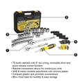 thumbnail image 2 of WorkPro Socket & Ratchet Set - 122 Piece,Ratchet Bit Driver,1/4" and 3/8" Dr. Sockets, 2 of 9
