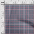 thumbnail image 1 of oneOone Viscose Chiffon Fabric Tartan Check Print Sewing Fabric BTY 42 Inch Wide, 1 of 4