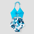 thumbnail image 3 of PatPat Family Matching Drawstring Swim Trunks or Cut Out Lace UP Back One-Piece Swimsuit, 3 of 7