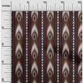 thumbnail image 1 of oneOone Viscose Chiffon Fabric Stripe & Geometric Ikat Printed Craft Fabric BTY 42 Inch Wide, 1 of 4