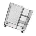 thumbnail image 4 of S SERENABLE Rolling Mat Storage Rack Wheeled Fitness Equipment Holder for Dumbbells Black, 4 of 9