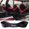 thumbnail image 2 of Aces Racing (Pair) 4 and 5 Point Harness Belt Holder/Strap (Black), 2 of 4