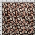 thumbnail image 4 of oneOone Viscose Chiffon Brown Fabric Florals Dress Material Fabric Print Fabric By The Yard 42 Inch Wide, 4 of 4