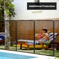 thumbnail image 4 of Costway 4'X12' Swimming Pool Fence Garden Fence Child Barrier Safety, 4 of 10