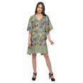 thumbnail image 3 of Moomaya Robe Courte de Caftan de Plage, Robe de Couverture Imprimée, Kaftan pour Femmes, Tenue de Plage, Couverture, 3 of 4
