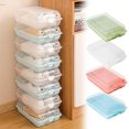thumbnail image 1 of Shoe Storage Box under $5! CQCYD Transparent Shoe Storage Box, Stackable Shoe Organizer with Vent Holes, Clear Plastic Shoe Cabinet for Closet Shelving, Thickened Shoe Box, 1 of 9