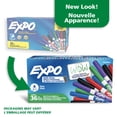 thumbnail image 2 of EXPO Dry Erase Markers, Low Odour Ink, Assorted Colours, Fine Tip, 36 Count, 2 of 7
