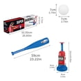 thumbnail image 4 of Noehoiugi Baseball Pitching Machine Toy Automatic Ball Launcher With Bat And Balls Safe Baseball Trainer For Backyard Practice Sports Training Toy, 4 of 8