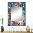 thumbnail image 1 of Designart "Meditation On Heart-Centered Focus" Geometric Wall Mirror, Printed Multicolor Wall Mirror, Modern Bathroom Wall Mirror, Decorative Geometric Mirror - 24x32 Inch, 1 of 5