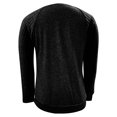 thumbnail image 5 of yoeyez Tunique en Tricot pour Femmes, Chandails à Manches Torsadées Patchwork, Col Ras du Cou Raglan, Chemises à Manches Longues, Hauts Mode Automne 2024, Noir, M, 5 of 5