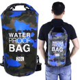 thumbnail image 3 of Bag Surfing Waterproof Sack Leakproof Outdoor Lightweight Foldable Roll Rafting Boating Floating Blue 20L, 3 of 5