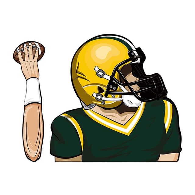 TopLLC Football Quarterback Wiper Stickers Car Windshield Wiper Stickers Car Car Stickers