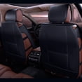 thumbnail image 4 of Maidao 2pcs Front Seat Covers for Subaru for Legacy 2003-Present 2 Seats Leather Airbag Compatible Water Resistant Front Set Cushion Protector Black and Red, 4 of 7