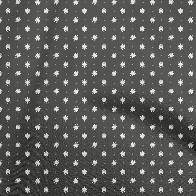oneOone Velvet Dark Gray Fabric Abstract Floral Sewing Craft Projects Fabric Prints By Yard 58 Inch Wide