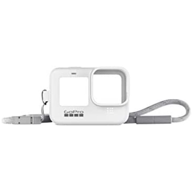 Sleeve + Lanyard, White (HERO9 Black) - Official GoPro Accessory (ADSST-002)