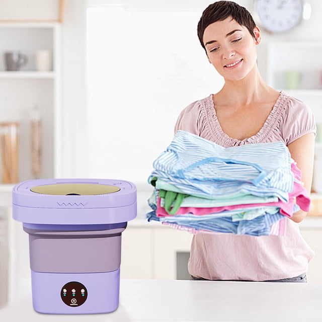 EGNMCR Portable Washing Machine Integrated Washing Machine For Washing And Washing Portable Washing Machine For Small Student Dormitories Baby Washing Machine 7L Portable washing machine