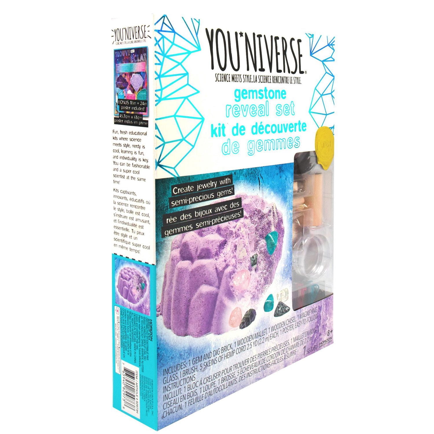 YOUniverse Kit de Découverte de Gemmes