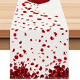 thumbnail image 2 of Valentine's Day Table Flag Linen Printed Decorative Tablecloth for Kitchen Living Room Holiday Party Tea Table 1 pc, 2 of 8