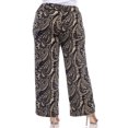 thumbnail image 4 of White Mark Women's Printed Palazzo Pants, 4 of 5