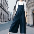 thumbnail image 4 of Combinaisons Amples en Coton Décontractées pour Femmes Combinaisons une Pièce Simples Oversize, 4 of 9