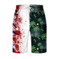 thumbnail image 3 of Shorts de Randonnée Homme Décontractés Mode Shorts Patchwork avec Poches Taille Élastique Pantalons de Plage Shorts Homme Taille Élastique en Liquidation, 3 of 4