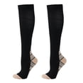thumbnail image 1 of CSChome Compression Stockings 1 Pair Sports Compression Stockings High Elasticity -slip Shockproof Breathable Soft Unisex Running Travel, 1 of 7