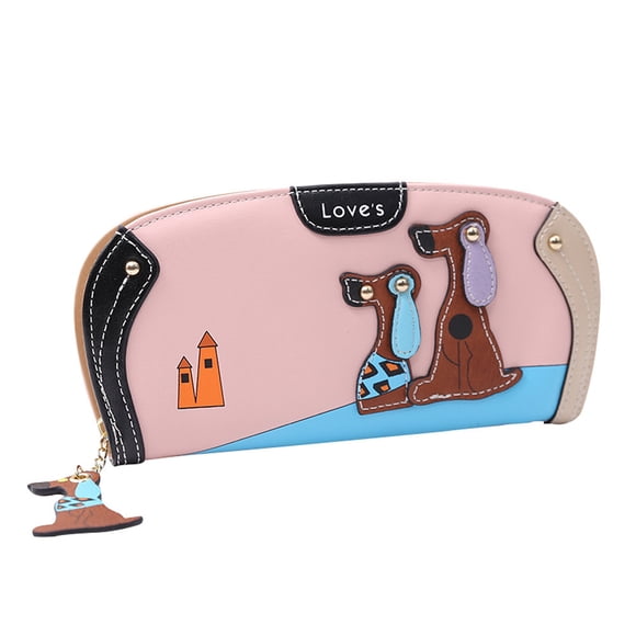 Dvkptbk Wallet for Men Wallet Women Cartoon dog women purse bag designer wallets famous brand women wallet - Savings Clearance