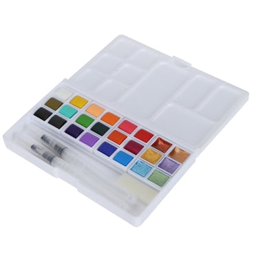 Watercolor Paint Set, Watercolor Pigment Pearlescent Watercolor Paint With Box For Beginners Children Art Lovers