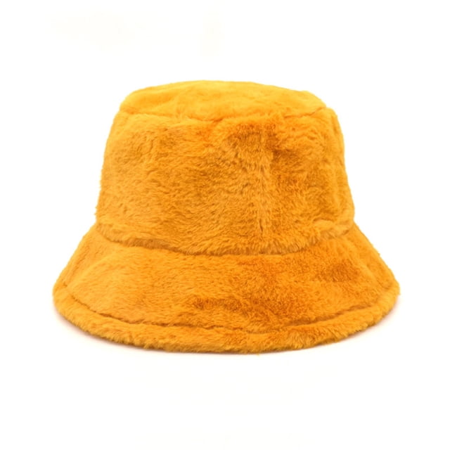 Womens Solid Color Winter Thermal Windproof Bucket Fisherman Hat For Women For Girls
