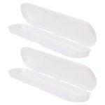 AMERTEER Boîte à outils de mesure de la température de boîte de petit thermomètre en plastique boîte de thermomètre numérique (14.5 x 3 x 1.5 cm)