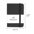 thumbnail image 2 of Cagogo under $5 A7 Notebook, A7 Pocket Notebook Notepad, Thickened Paper Journal for Office Study, Horizontal Lined Writing Notebook, Portable Memo Book for Daily Planning Notes, 2 of 2