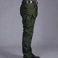 thumbnail image 4 of cllios Pantalon Cargo Homme Pantalon de Travail Militaire Multi-Poches Pantalon Tactique Extérieur Durable Travail Randonnée Pantalon Résistant à l'Eau Pantalon de Voyage avec Multi-Poches, 4 of 5