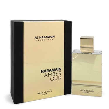 Al Haramain Oud Ambre, Édition Or, Parfum pour Femmes et Hommes, 4 oz