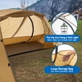 thumbnail image 2 of Tente pour 1 Personne, Tente de Randonnée Légère à Double Couche, Peut Être Utilisée avec une Plateforme de Couchage Surélevée, Lit de Camp pour 4 Saisons, 2 of 8