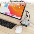 thumbnail image 1 of USB 3.2 Hub USB C Hub USB-C/USB-A to 10Gbps USB 3.2 Mini 4 Port USB Hub 2xUSB3.2+2xUSB-C3.2 Docking Station USB Adapter, 1 of 5