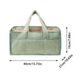 thumbnail image 2 of Portable Baby Caddy Organizer with Detachable Partition for Nursery Storage and, 2 of 6