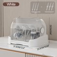 thumbnail image 4 of Baby Bottle Drying Rack,Baby Bottle Drying Box Cutlery Box Container with Cover,Baby Bottle Drying Rack Dish Rack with Cover,Bottles Storage Box,Dish Strainer Basket for Kitchen Dish Drainers Racks, 4 of 9