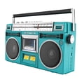thumbnail image 2 of Bunblic Cassette Player Boombox Multifunctional with Handle Stereo Sound Tape Player Green, 2 of 8